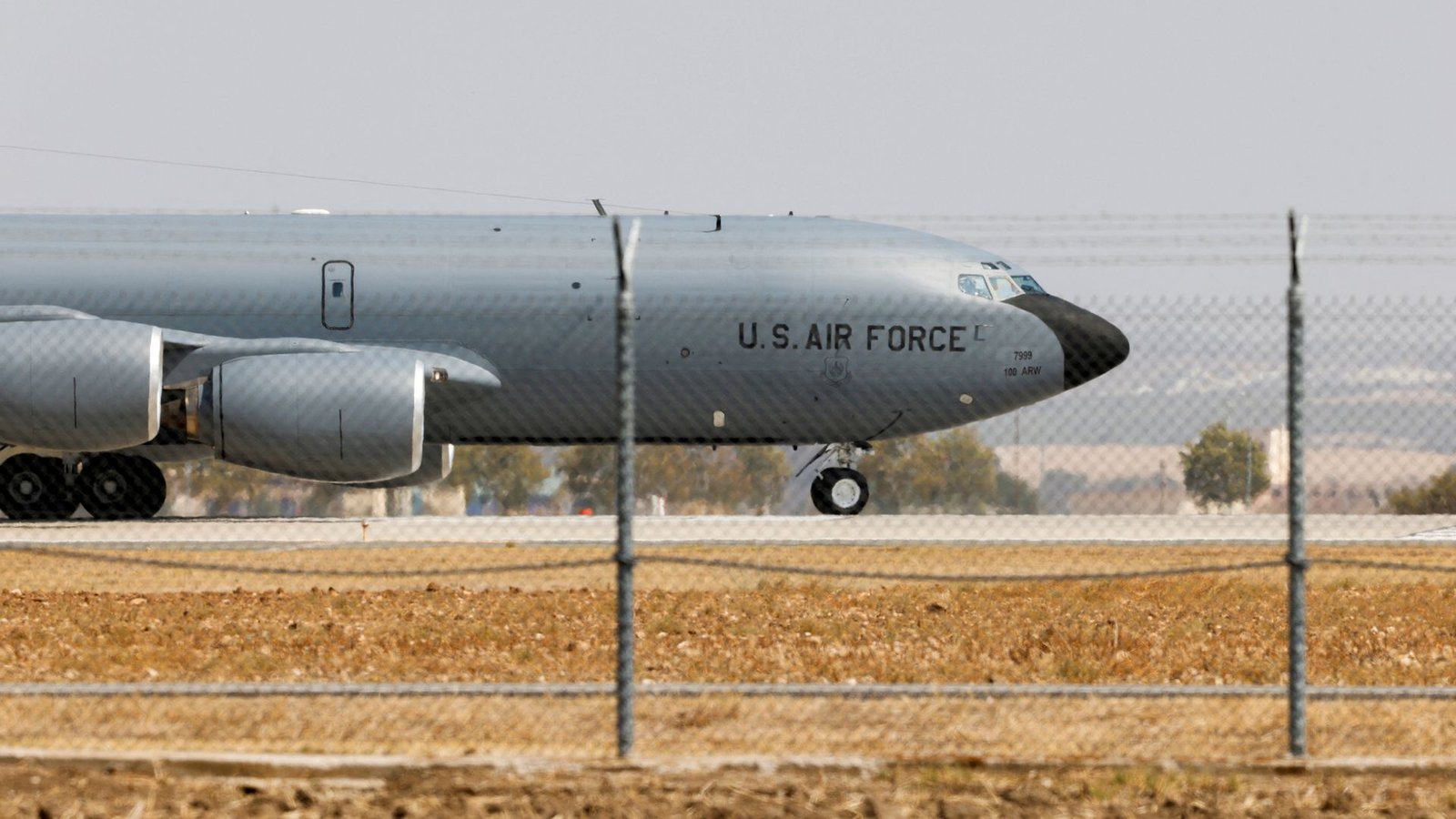 Four crew members killed in US refuelling plane crash in Iraq