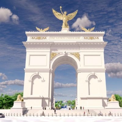 Design of Donald Trump’s ‘greatest and most beautiful’ triumphal arch revealed