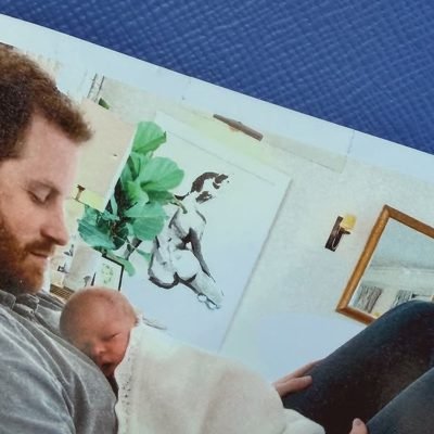 Duchess of Sussex shares unseen image of Archie as baby asleep on Harry’s chest